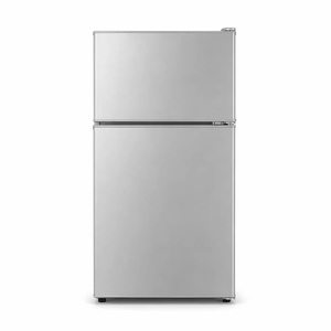 Modern Double Door Refrigerator Top Mount <b>Freezer</b> Compact 78L Fridge Appliance for Small Family and Apartment Double Door Fridge - Product Image 6