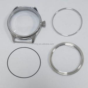 Boîtier de montre en acier inoxydable de 40mm avec cristal de saphir compatible avec les mouvements mécaniques manuels <span class=keywords><strong>ETA</strong></span> <span class=keywords><strong>6497</strong></span>/6498 - Product Image 5