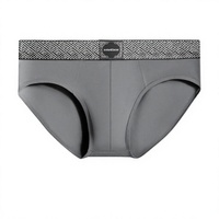 Caleçons mi-hauts respirants grande taille pour hommes, couleur unie, sans couture, en Spandex/Coton, tissés, confortables pour jeunes hommes