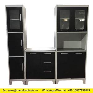 Armario <span class=keywords><strong>de</strong></span> utilidad <span class=keywords><strong>de</strong></span> <span class=keywords><strong>cocina</strong></span>, mueble <span class=keywords><strong>de</strong></span> metal con patas, paquete plano, 3 piezas, módulo <span class=keywords><strong>de</strong></span> unidad <span class=keywords><strong>de</strong></span> <span class=keywords><strong>cocina</strong></span>, barato, venta al por mayor - Product Image 5