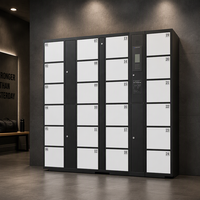 Casier de livraison de colis en métal, armoire à colis intelligente, casier intelligent pour supermarché, casier électronique intelligent pour colis express