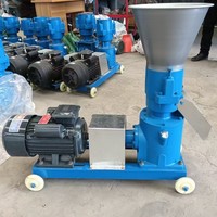 Machine à granulés d'aliments pour animaux, granulateur automatique pour volailles, double usage, matériaux secs et humides, moulin à aliments pour élevages