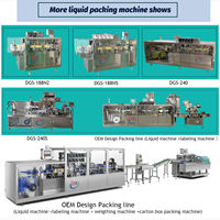 Machine d'emballage cosmétique liquide automatique d'ampoule de bouteille en plastique de PVC PE PET