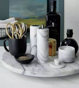 Nordic Kitchen Storage Marble Stone <strong>Tea</strong> Sugar Salt Coffee Holder <strong>Canister</strong> <strong>Sets</strong> Seasoning Container Jar Food Storage Spice Bottle - Product Image 4