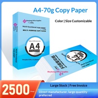 Papier d'impression blanc A4 70g, prix usine, 5 sacs/carton, 500 feuilles/sac, pour usage bureautique