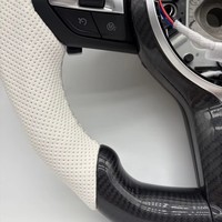 Volant en fibre de carbone personnalisé pour BMW F10 F30 F31 F32 F20 F11 F21 F07 F12 E92 E60 X6 E71 X5 E70 E87 M3 M4 M6 Series