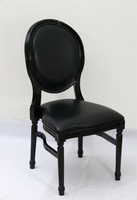 Chaise de salle à manger empilable Louis Antique en résine – Mobilier commercial durable et imperméable pour hôtels