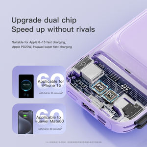 Banco de Energía con Pantalla LED Digital y Cable Integrado, Banco de Energía de Carga Rápida Inalámbrica Magnética de 15 W, <span class=keywords><strong>W1</strong></span> - Product Image 2