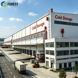 Steel Structure Cold Storage Seafood Distribution Professional Grade Prefabricated <b>Metal</b> Energy Efficient - Product Image 1