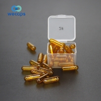 Capsules vides en gros Wecaps, capsules en gélatine brune, capsules vides en gélatine molle