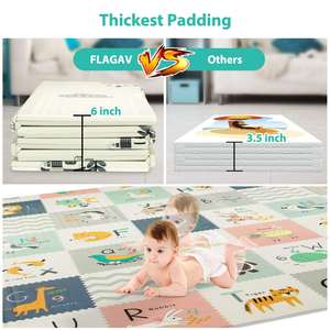<span class=keywords><strong>Tapis</strong></span> de jeu pour bébé pliable imperméable en XPE écologique pour bébés avec surface de jeu glissante - Product Image 3