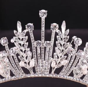 <span class=keywords><strong>Diadème</strong></span> Baroque de luxe en cristal, couronne de mariée en strass fait à la main, bandeaux de mariage, accessoires de cheveux - Product Image 4