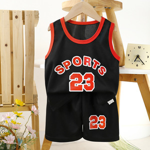 Set di Maglie da Basket per Bambini e Bambine, <span class=keywords><strong>Canotte</strong></span> Monocolore ad Asciugatura Rapida, Abbigliamento Sportivo - Product Image 3