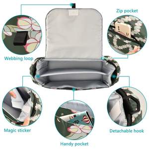 Hawaiianische Puakenikeni Multifunktionale Wickeltasche Reise-Kinderwagen-Organizer Individuell Anpassbar mit Geringer Mindestbestellmenge - Product Image 2