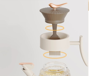 Distributeur d'huile en verre Wishome 800 ml avec couvercle à bec d'oiseau, bouteille d'huile de cuisson anti-fuite à ouverture automatique <span class=keywords><strong>pour</strong></span> la cuisine, stockage de sauce soja et de vinaigre - Product Image 4