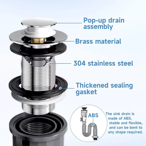 High Quality Bathroom Water <b>Hose</b> PVC Flexible <b>Wash</b> Basin Drain <b>Hose</b> Leak Proof Anti Clogging Bathroom Accessories - Product Image 5