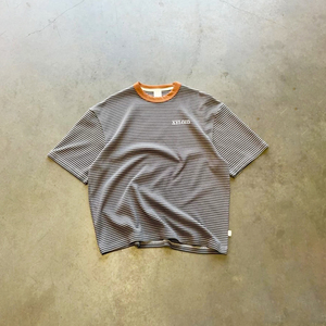 Camiseta de Alta Calidad de 210 g/m² y 230 g/m² con Cuello Acanalado, Manga Corta, Personalizada, 100 % Algodón, a Rayas, Unisex, Informal - Product Image 2