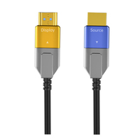Câble HDMI haute vitesse Ultra HD 8K 60Hz 48Gbps fibre optique 4K120Hz pour console de jeu HDTV et projecteur