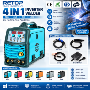 เครื่องเชื่อม <span class=keywords><strong>ETOP</strong></span> 5 in 1 MMA MAG TIG CUT มัลติฟังก์ชั่น 5.5kW 220V เครื่องเชื่อมพลาสม่า - Product Image 1