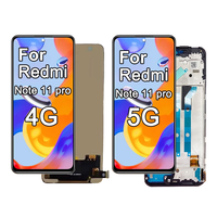 Layar Lengkap untuk Redmi Note 11 Pro 5G Pengganti Layar LCD Touch Screen Assembly Digitizer dengan Garansi 1 Tahun Pantalla