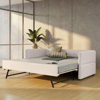 2026 Neues Design Premium Komfortables Modernes Stoff-Luxus-Polsterbett mit Gepolstertem Bettrahmen