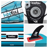 Planche à pagaie gonflable KOETSU 320 Totem pour débutants et novices
