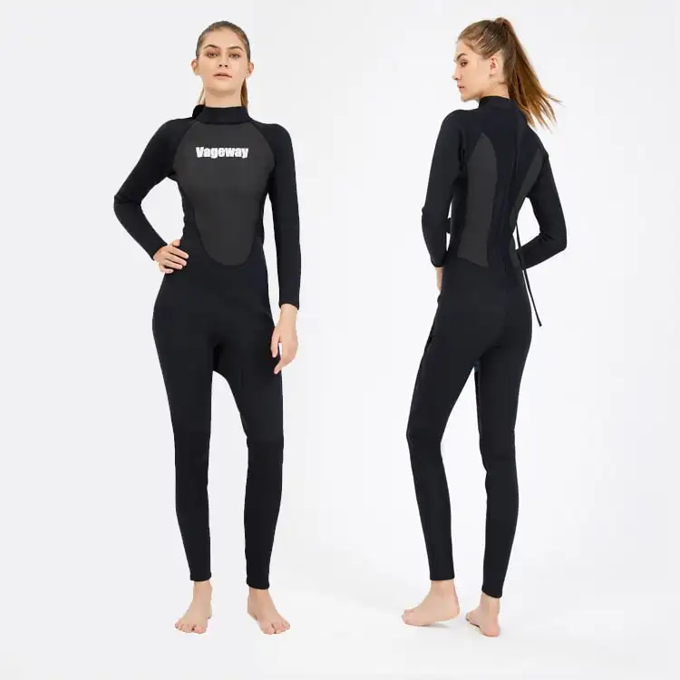 Vrouwen Neopreen Duiken Wetsuit Gestreepte Spearfishing Pak Aanpassen 3Mm Wetsuit 5Mm