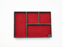 Plateau de rangement en fibre de carbone de luxe léger, boîte d'organisation de bureau créative, souvenir haut de gamme