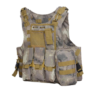 เสื้อกั๊กกลางแจ้งเสื้อกั๊กยุทธวิธีสะเทินน้ำสะเทินบก CS อุปกรณ์ป้องกันตัวเองซิปปิดเสื้อกั๊กยุทธวิธี - Product Image 6