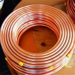 Tube de cuivre en spirale (Pancake Coil) 1/4 1/2, tuyau de cuivre pour climatisation, rouleau de tubes de cuivre – Vente chaude - Product Image 1