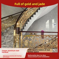 Foshan Drehbare Aluminium-Kunsttreppe Handläufe; Neue Maßgefertigte Geländer im Chinesischen und Europäischen Stil für Doppelhaushäuser