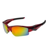 Lunettes de soleil polarisées UV400 confortables à demi-monture TR 90 pour la course, l'escalade et le cyclisme