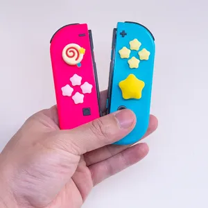 Star Abxy Key Sticker Diy Button Joystick Thumb Stick Grip Cap Cover for Nin Tendo Oled <b>Controller</b> Skin Case Switch/oled - Product Image 2