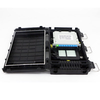 Terminal de fibre optique IP68 à 8 cœurs, boîtier pour fibre optique avec plateau d'épissure à cassette plc, nouveau design