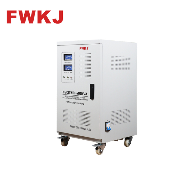 TND/SVC 20KVA Single Phase 220V Automatic Analog Pointer Voltage Stabilizer High Power 50Hz/60Hz AC Voltage Regulator FWKJ