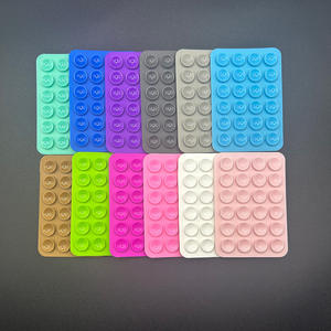 Ventosas de Borracha para Eletrodomésticos, Ventosa de Silicone de Um Lado para Suporte de Celulares, Instalação Fácil - Product Image 1