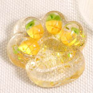 Juguete Antiestrés de Gelatina con Forma de Pata de Gato, Kawaii, de Cristal y Frutas, TPR, Regalo para Niños y Adultos, Juguete de Descompresión con Forma de Pata de Gatito - Product Image 3