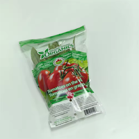 Pochette en plastique OPP personnalisée, autocollante, anti-buée, recyclable, pour l'emballage de fruits et légumes frais, avec logo personnalisé, impression flexo, pour supermarché
