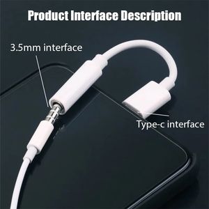 Usb Type C Naar 3.5 Jack Oortelefoon Adapter USB-C 3 5Mm Audio Kabel Converter Voor Iphone 15 15 Pro Max Samsung Galaxy Huawei Xiaomi - Product Image 6