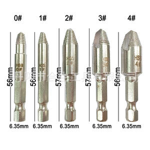 Extractor de tornillos con vástago hexagonal Mr Drill de 6,35 mm, extractor de tornillos métricos para tornillos de madera y hierro dañados - Product Image 2