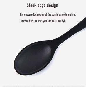 Utensilios de cocina antiadherentes resistentes al calor de grado alimenticio, utensilios de cocina para mezclar, utensilios de cocina, juego de cuchara de silicona - Product Image 4