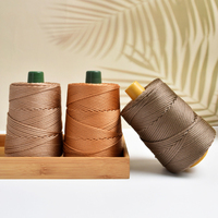 Cordon en nylon/coton torsadé naturel à brin unique de 3 mm, 4 mm, 5 mm pour macramé, sacs, vêtements, décoration intérieure – Tissu en cordon clairement tissé