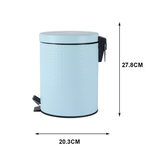 Hot Bán Trong Nhà Nhỏ Gọn Chất Thải Bin Phòng Tắm Bước Thùng Rác Có Thể Màu Xanh Kim Loại Thiết Kế Nhỏ Đạp Thùng Rác Cho Nhà Bếp Phòng Ngủ Văn Phòng - Product Image 4