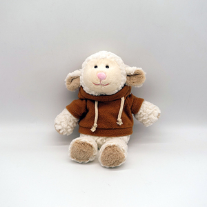 Áo len cừu xoăn màu hồng dễ thương bán chạy. 30cm đồ chơi sang trọng cho trẻ em thăng hoa truyền nhiệt tùy chỉnh Quà Tặng tiệc sinh nhật. - Product Image 5