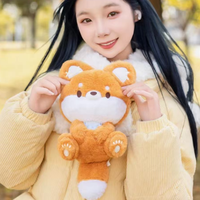 Peluche renard mignonne et moelleuse, grande queue, animal en peluche, poupée en peluche douce, oreiller pour enfants, cadeaux pour filles, fabricant en gros