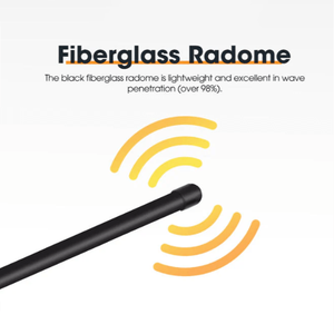 Antena todoterreno de fibra de vidrio de 40 cm para coche y camión, modelo GME 3.5dBi 477MHz, de gran resistencia con barra de resorte, para el mercado australiano. - Product Image 4