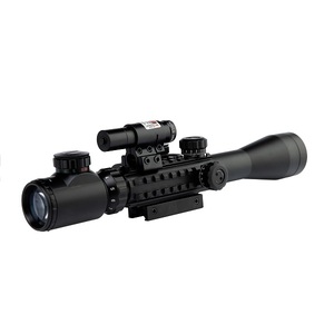 Cannocchiale <span class=keywords><strong>C3</strong></span>-9x40 con Laser Rosso e Mini Mirino a Punto Rosso, Impermeabile e Antiurto per Caccia e Sport all'Aperto - Product Image 1