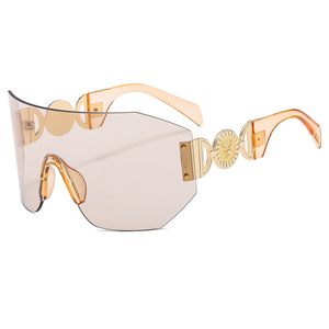 Psn Shield <b>Sunglasses</b> <b>Rimless</b> UV400 Unisex Outdoor Sports Adult Fashion - Product Image 4