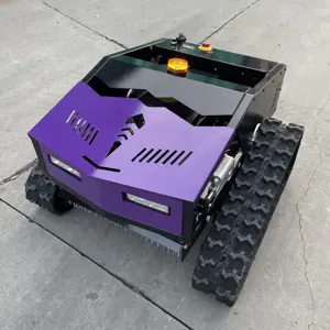 Xăng đa chức năng mini Crawler Điều khiển từ xa máy cắt cỏ nhà máy giá