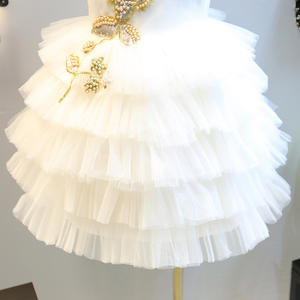 Nuevo Vestido Infantil Premium de Estilo Occidental con Cuentas y Encaje para Niñas, Ideal para Fiestas, Compra Directa de Proveedor Chino - Product Image 4